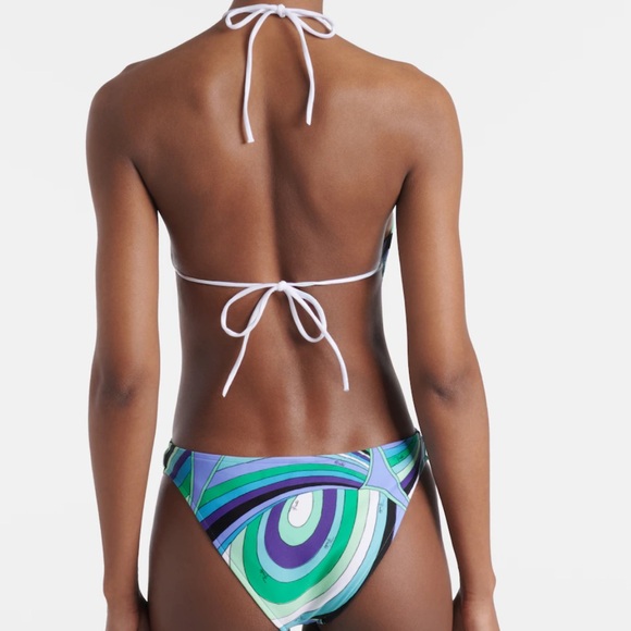 SOLD PUCCI Iride printed halterneck one piece swimsuit - Picture 2 of 13
